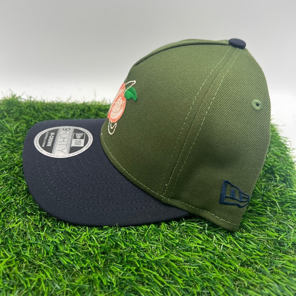 New Era Atlanta Braves MLB Green Black City Connect 9Forty A Frame Snapback Hat - Picture 3 of 8